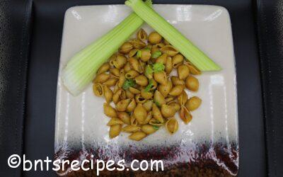 Braised Celery, Onions, and Pasta