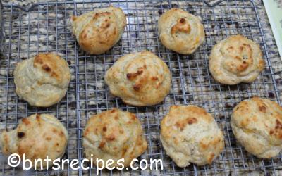 Homemade Butter Cheddar Drop Biscuits