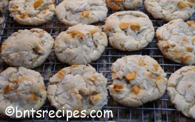 Chewy Coconut Salted Caramel Cookies