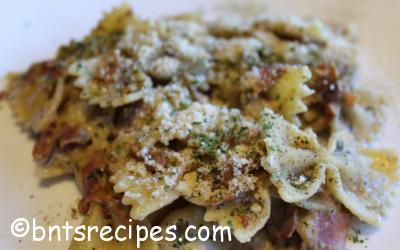 One-Pan Turkey Bacon Ranch Parmesan Pasta