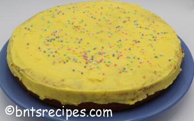 Single Layer Round Cake