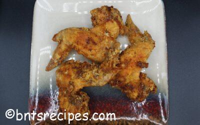 Brined and Fried Chicken Wings