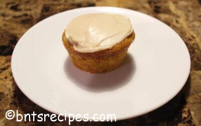 Caramelized Plantain Cupcakes with a Chocolate Cream Cheese Frosting