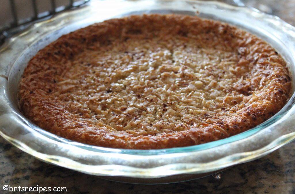 Impossibly Easy Coconut Pie