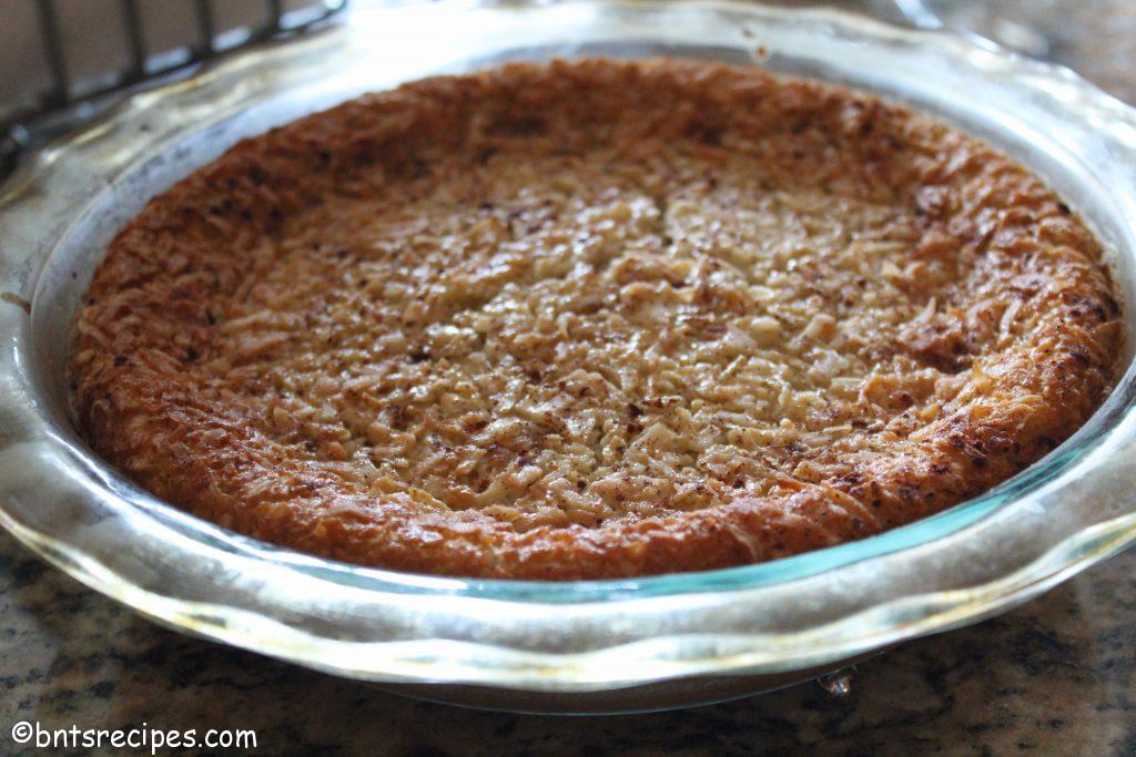 crustless impossibly easy coconut pie