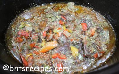 Crockpot Pepper Steak and Rice