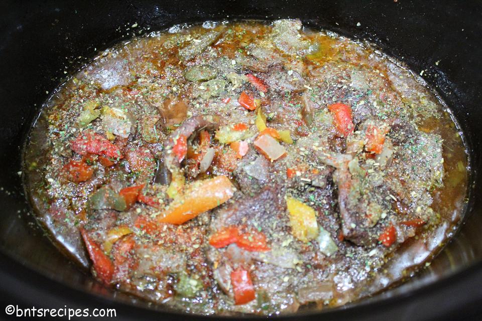 Crockpot Pepper Steak and Rice