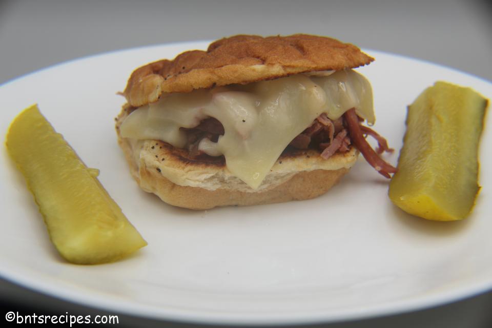 Detroit-Style Corned Beef Brisket Sandwich