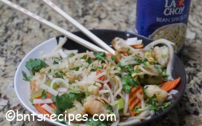 Shrimp Pho with Vegetables