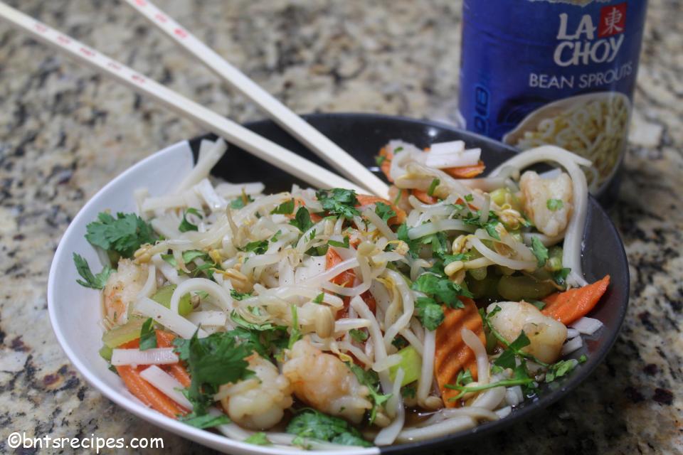 Shrimp Pho with Vegetables